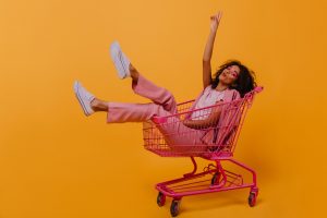 woman, model, cart, brunette, carefree, shopping cart, adult, casual, cheerful, colorful, consumer, curly, customer, fashion, female, fun, happiness, happy, isolated, shopping cart, shopping cart, shopping cart, shopping cart, shopping cart, consumer, consumer